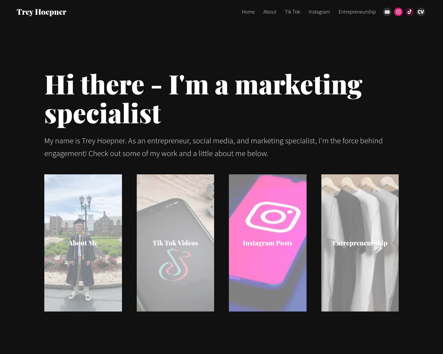 Trey Hoepner Portfolio Example