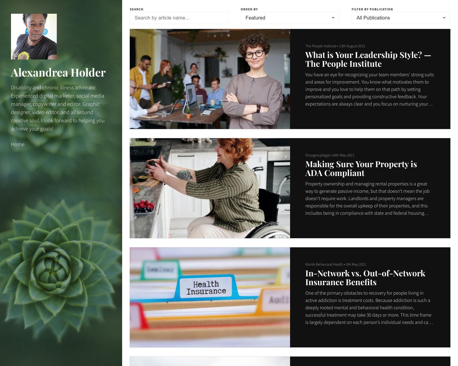 Alexandrea Holder Portfolio Alexandrea Holder Portfolio