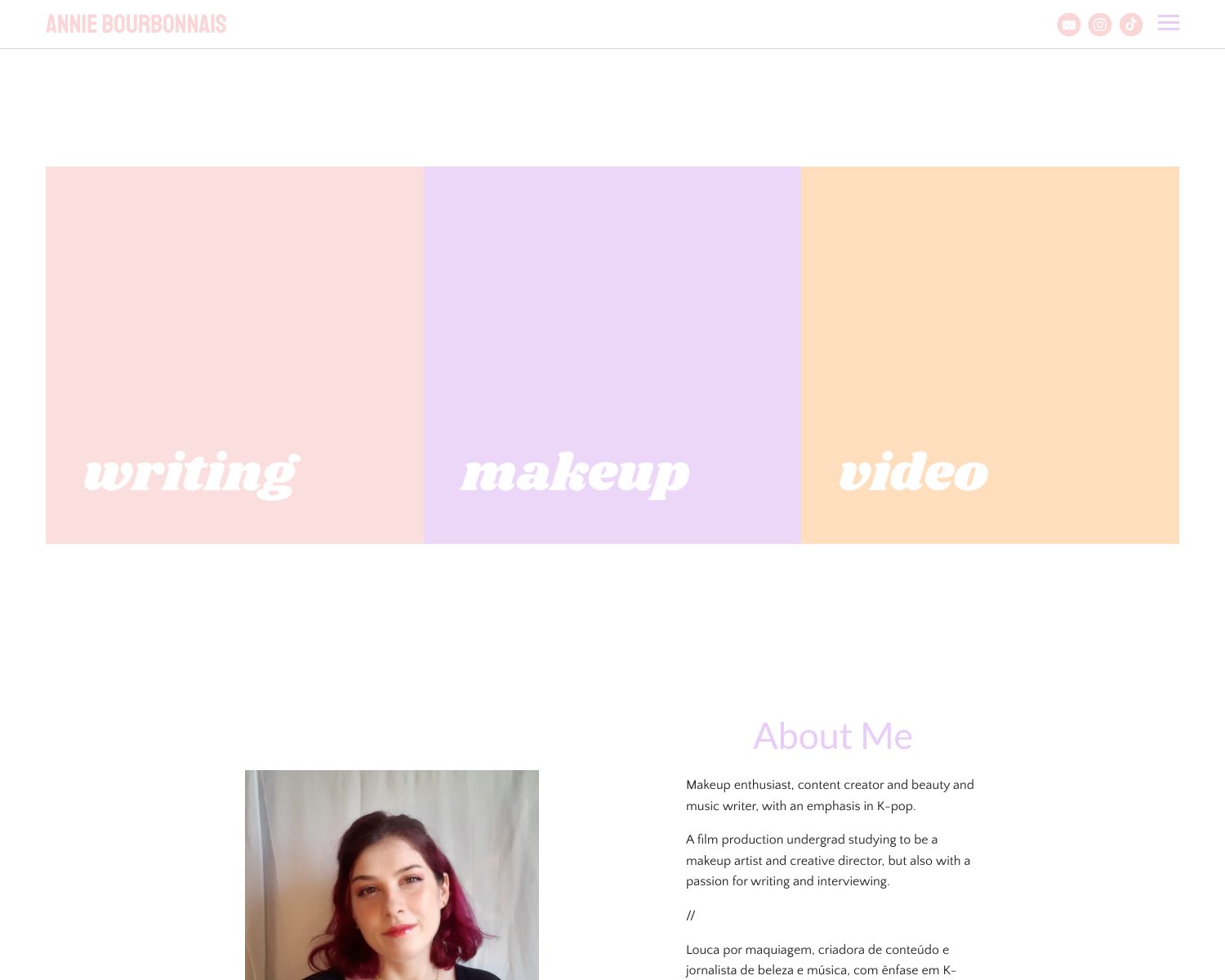 Annie Bourbonnais Portfolio Annie Bourbonnais Portfolio