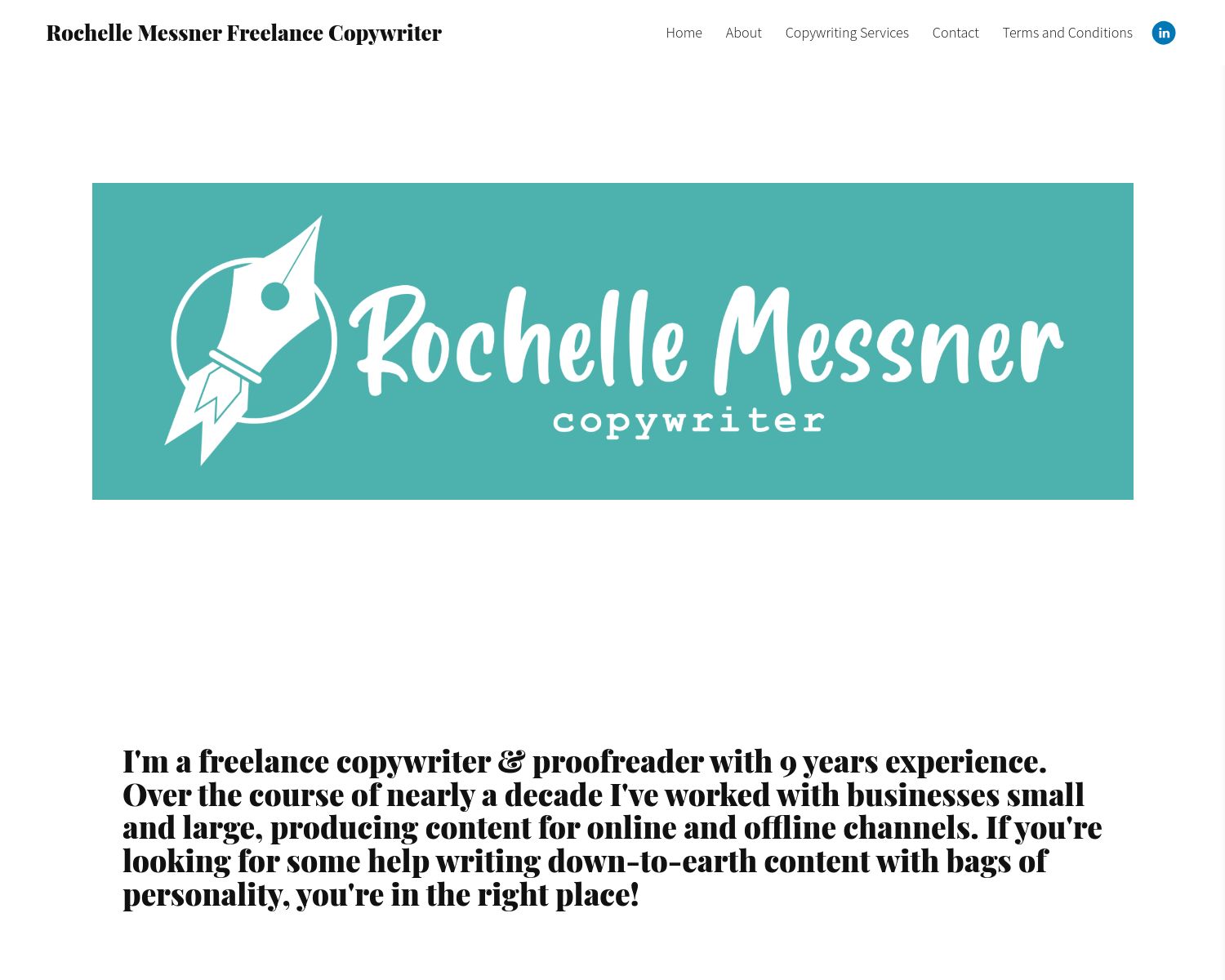 Copywriter Portfolio Example