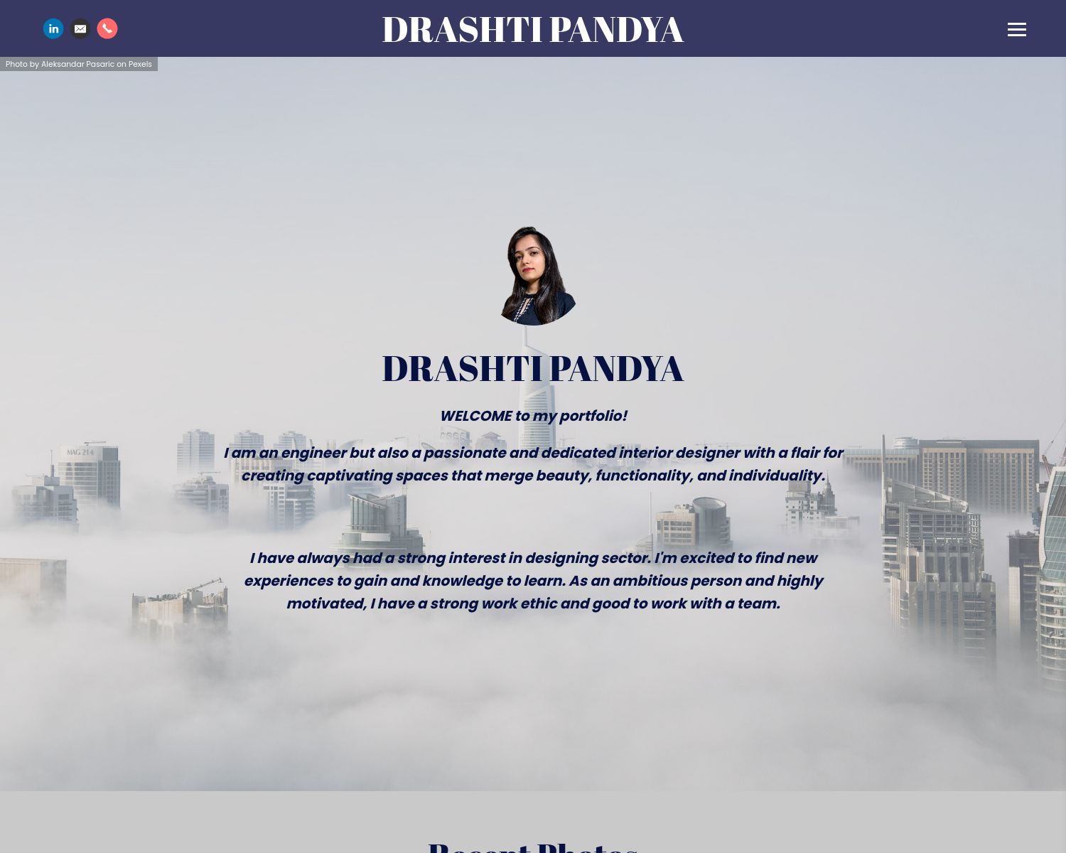 DRASHTI PANDYA Portfolio DRASHTI PANDYA Portfolio