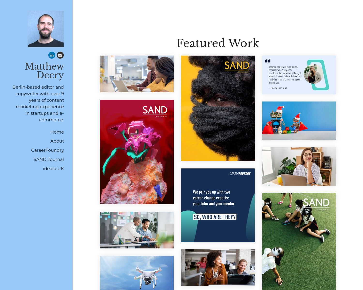 Matthew Deery Portfolio Matthew Deery Portfolio