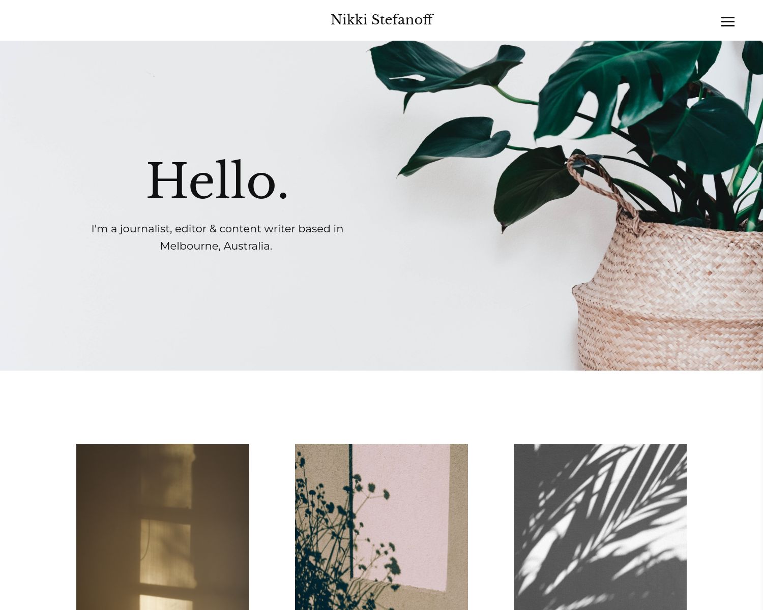 Nikki Stefanoff Portfolio Nikki Stefanoff Portfolio