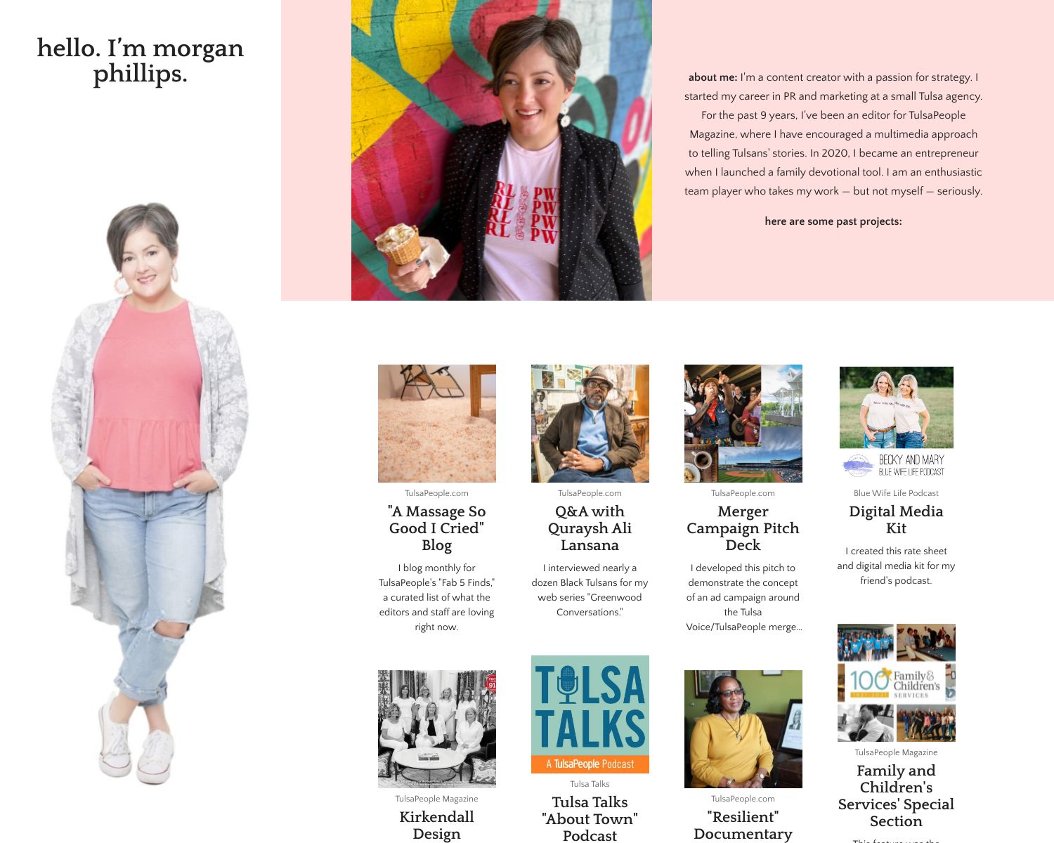 Hello, I'm Morgan Phillips. Portfolio Hello, I'm Morgan Phillips. Portfolio