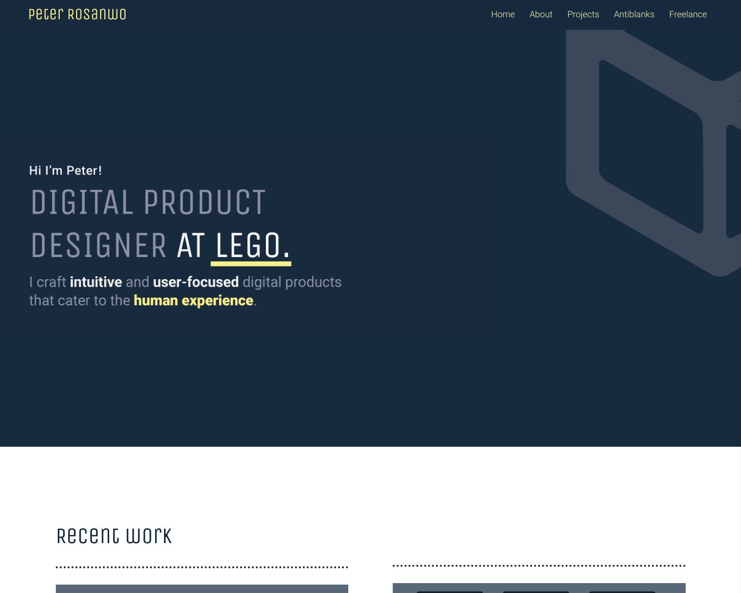 Peter Rosanwo Portfolio Peter Rosanwo Portfolio