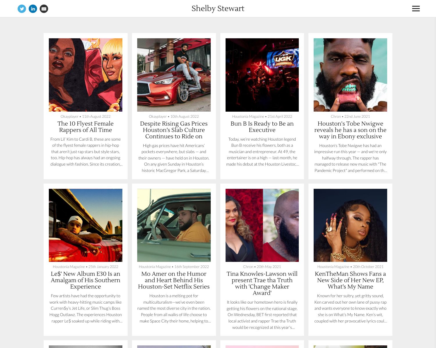 Shelby Stewart Portfolio Shelby Stewart Portfolio