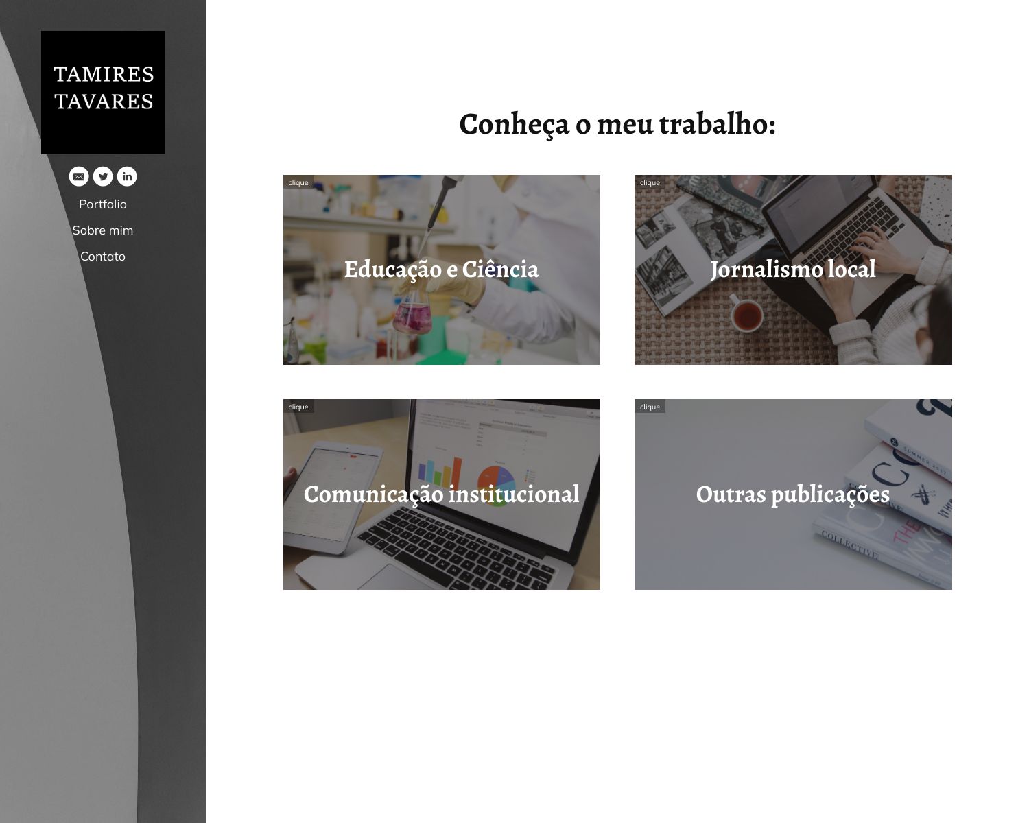 TAMIRES TAVARES Portfolio TAMIRES TAVARES Portfolio