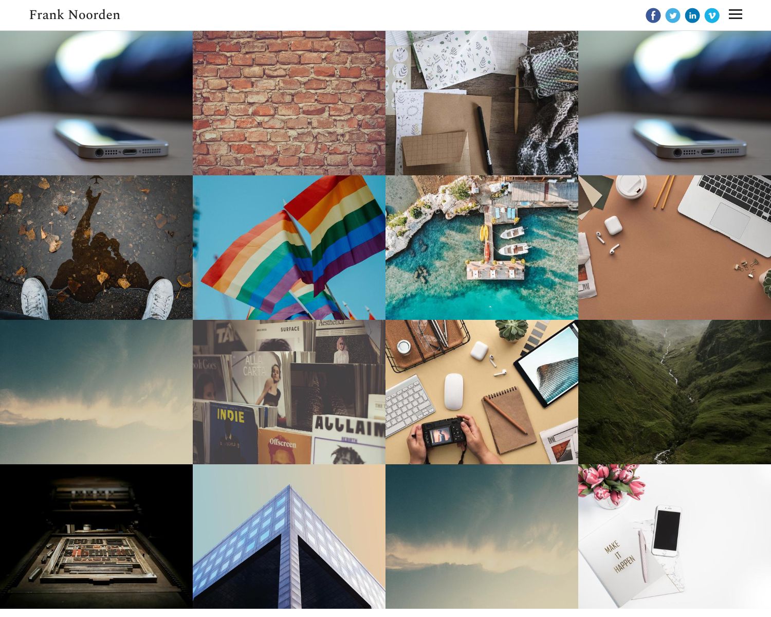 Portfolio Theme Vortex